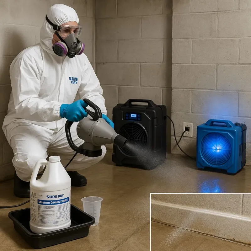 Sanitization and Odor Removal process in Fairfield Bay, AR